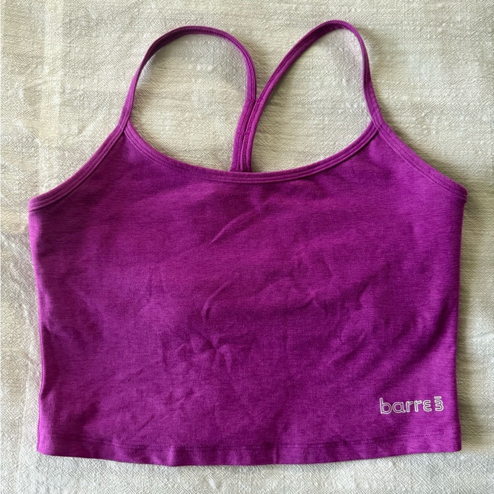 Beyond Yoga Purple Cropped Tank